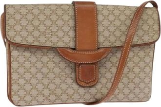 Celine Pre-owned Cross Body Bags, female, Beige, Size: ONE SIZE Pre-owned Vintage Cross Body Bag