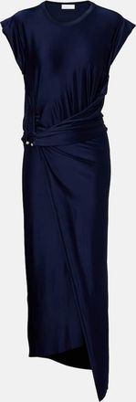 Paco Rabanne Draped jersey maxi dress
