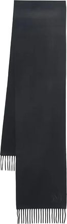 Max Mara Sciarpa con frange - Marrone