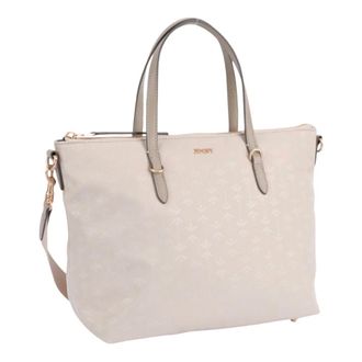 Joop Collana Tessuto Tote Bag - Dames - Tassen - Beige - Maat: ONE Size Zijde