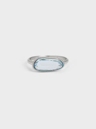 Charles & Keith Evangeline Turquoise Crystal Ring
