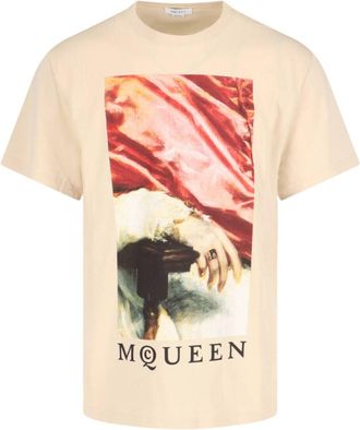 Alexander McQueen T-Shirt Stampa Logo