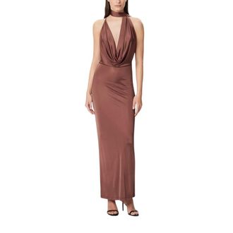 Amazu&igrave;n Maxi Dresses, female, Brown, Size: M Maxi Dresses