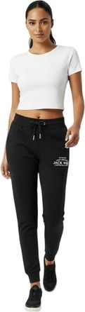Jack Wills Hunston joggingbroek van polykatoen voor dames (Zwart)
