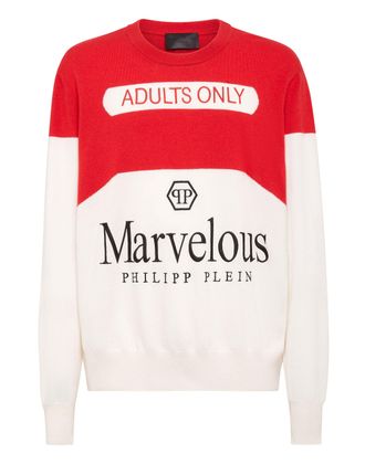 Philipp Plein Cashmere Pullover Round Neck LS Marvelous