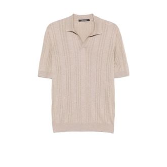 Tagliatore Polo Shirts, male, Beige, Size: 3XL Darnel Polo