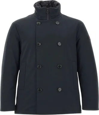 Peuterey Militao TJ High-Collar Zip Double-Breasted Jacket