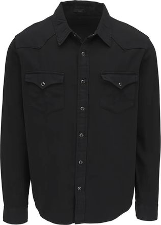 AG - Adriano Goldschmied Camicia con tasche - Nero