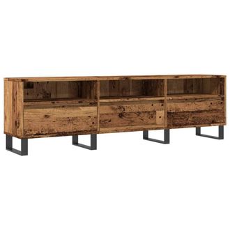 Berkfield Home TV Cabinet Old Wood 150x30x44.5 cm Engineered Wood in Brown