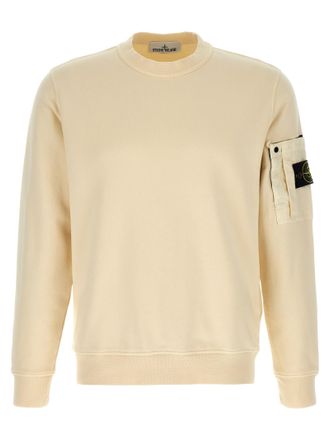 Stone Island Beige Katoenen Sweatshirt