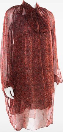 Saint Laurent Abito con nodo - Rosso