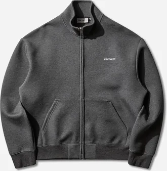 Carhartt Work in Progress Men s Alda Zip Sweat Jacket Black / White