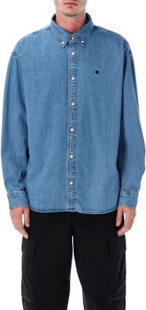 Carhartt Work in Progress Blue Cotton Shirt