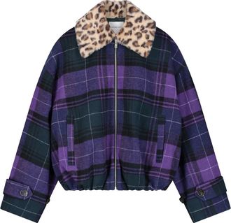 Fab By Fabienne Chapot Jael Jacket - Dames - Bomber jackets - Veelkleurig - M - Wol - Jassen