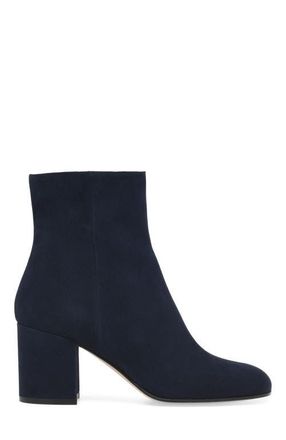 Gianvito Rossi Joelle Bootie in Blue Suede at Nordstrom, Size 41.5