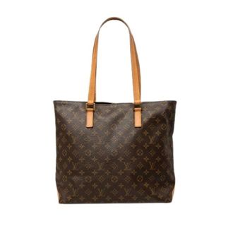 Louis Vuitton Pre-owned Cabas Mezzo Tote Bag - Dames - Pre-owned - Bruin - Maat: ONE Size Zijde
