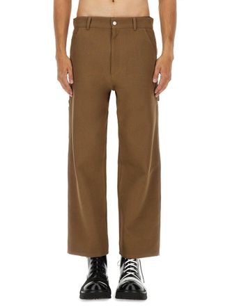 Moschino Cotton Tricot Trousers - Brown