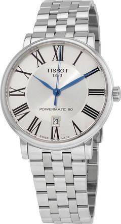 Tissot Carson Powermatic 80 Automatic Silver Dial Mens Watch T122.407.11.033.00