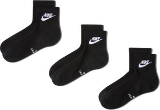 Nike Unisex Everyday Elevated Ankle Socks (3 Pairs) in Multicolor | IH8523-902