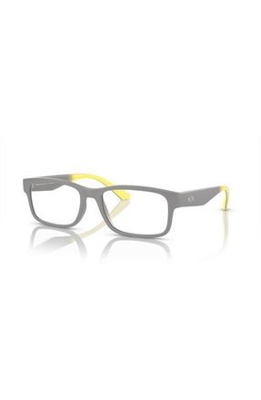 A|X Armani Exchange 56mm Rectangle optical glasses in Grey at Nordstrom
