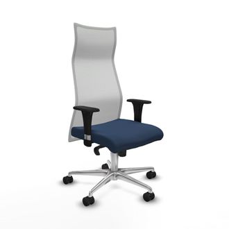 Piqueras y Crespo Sill&oacute;n De Oficina Piqueras Y Crespo B1c086n Azul Marino