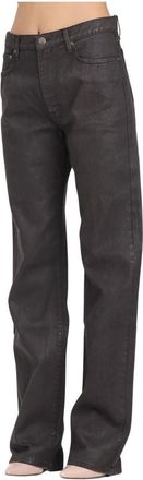 Vicolo Bruine Zada Jeans voor Vrouwen - Dames - Regular Fit Jeans - Zwart - L - Jeans
