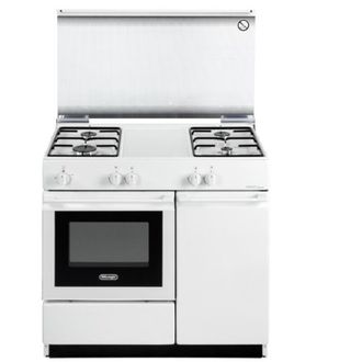 DeLonghi DeLonghi SEW 8540 NED. Tipo di prodotto: Cucina, Colore del prodotto: Bianco, Tipo di controllo: Manopola. Tipo di piano cottura: Gas, Numero totale