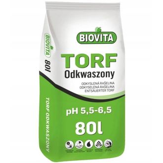 OEM Suelo De Turba Desacidificado Ph 5,5-6,5 Biovita 80l