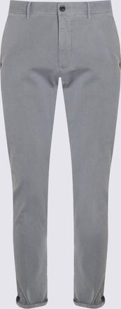 Incotex Grey Cotton Pants