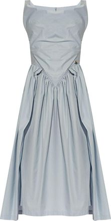 Vivienne Westwood Sunday Dress - women - Cotton - 42 - Blue