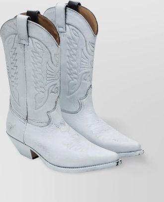 Maison Margiela florence cowboy boots western stitching