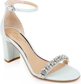 Badgley Mischka Daylann Ankle Strap Sandal in Pale Blue at Nordstrom Rack, Size 5.5