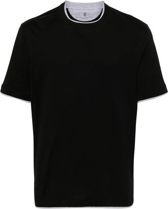 Brunello Cucinelli Layered Cotton T-shirt