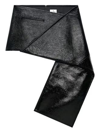 Courr&egrave;ges Womens Vinyl Mini Skirt