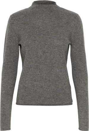 Soaked In Luxury SLMolina Jersey de Cuello Alto - Knitwear - Mujer - Gris - M