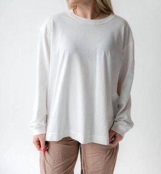 Free People Hustle Layer Tee In White