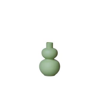Middle Kingdom Porcelain Matte Porcelain Mini Double Lobed Vase in Sage at Nordstrom