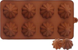 No Brand Moldes De Silicona 3d En Forma De Mini Cono Con Efecto Remolino, 8 Moldes Huecos Para Hornear Chocolate, Ideales Para Caramelos, Galletas, Gomitas Y C