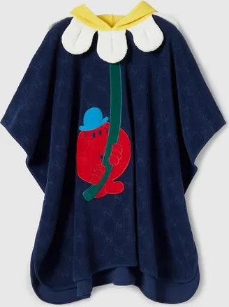 Gucci Kids - GG Terrycloth Towel, Size S, Blue, Ready-to-wear