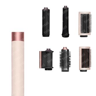 OEM Secador De Pelo Multifuncional, Alto Rendimiento, 6 En 1 - Rosa, Enchufe Europeo De 220v-240v