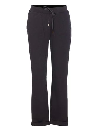 Liu Jo elasticated-waist drawstring track pants - Black