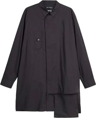 Yohji Yamamoto Hombre, Camisas, Negro, Talla: L