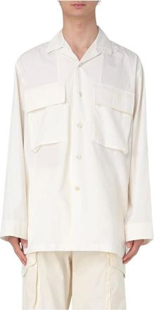 Jil Sander Overhemden, Heren, Wit, S, Katoen, Minimalistische Witte Trui
