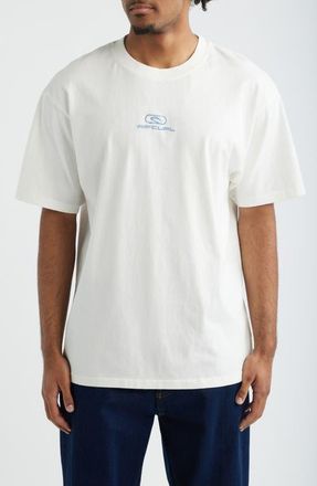Rip Curl Pill Icon Embroidered Logo T-Shirt in Bone at Nordstrom, Size Xx-Large