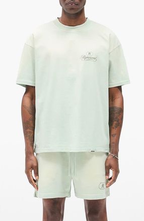 Represent Grand Cru Graphic T-Shirt in Washed Sage at Nordstrom, Size Medium