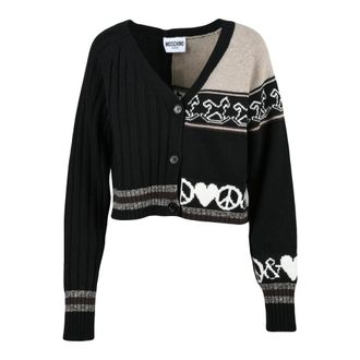 Moschino Donna, Maglie, Multicolore, M, new