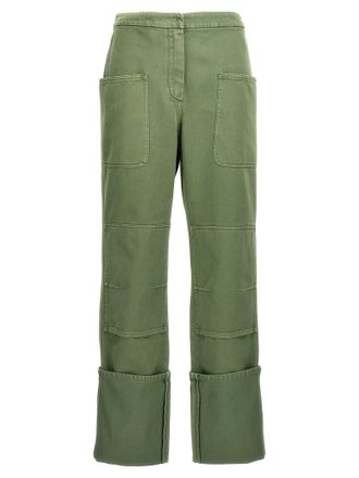 Max Mara Bicolor Cotton Casual Womens Pants