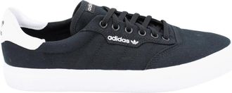 adidas Canvas Veters Rubberen Zool Sneaker - Heren - Skateschoenen - Zwart - 43 1/3 EU - Fitness