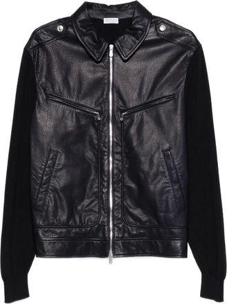 Brunello Cucinelli Jack met rits - Blauw