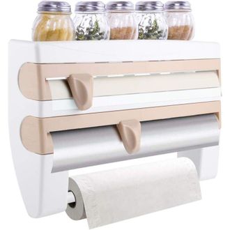 OEM Dispensador Mural Para Film Transparente Y Toallas De Papel - Material Abs - Corte Preciso Con Cuchillas Afiladas - F&aacute;cil Montaje En La Pared